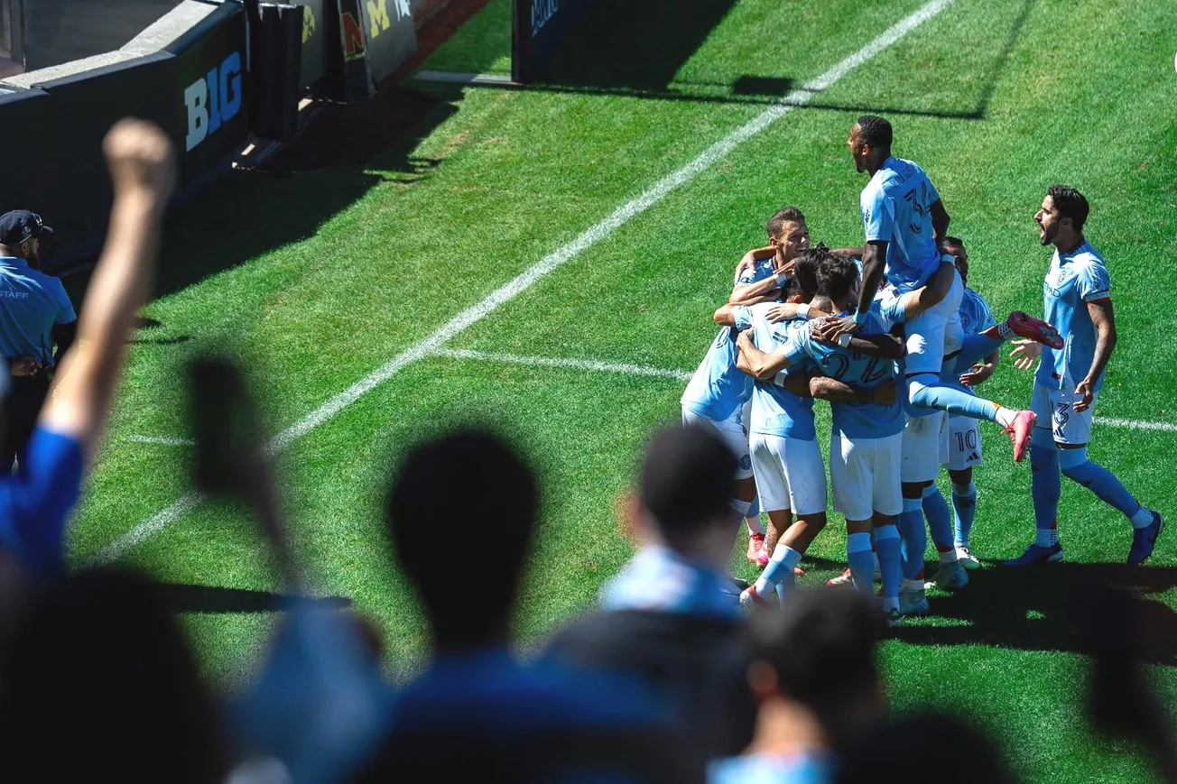 NYCFC snap Charlotte's record-tying winning streak, qualify for playoffs