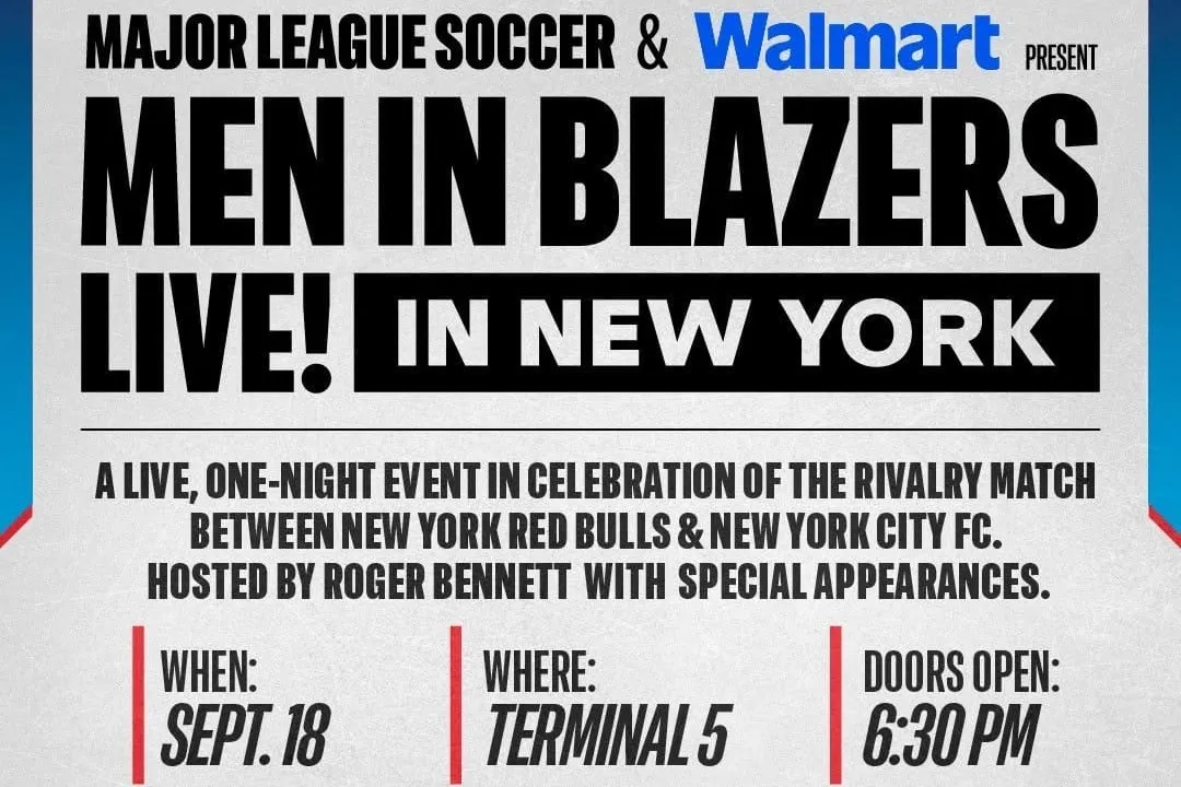 Exclusive: NYCFC players will participate in 'Men In Blazers Live! In New York'
