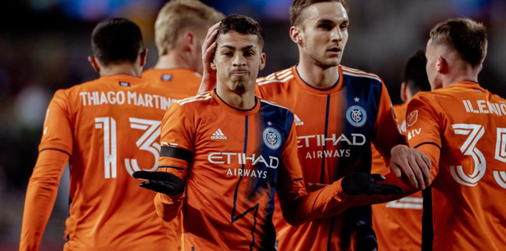 Shaky NYCFC give away lead, draw Chicago 1-1