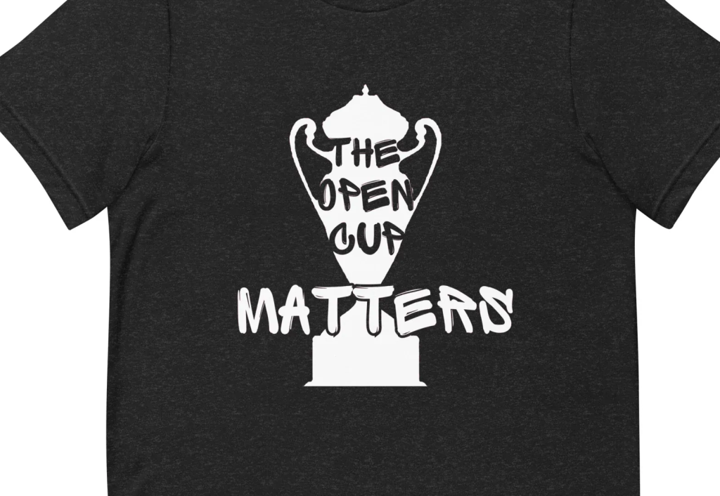 The Open Cup Matters: Olive & York’s protest tee