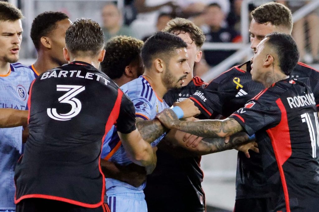 NYCFC score first, settle for draw with DC United