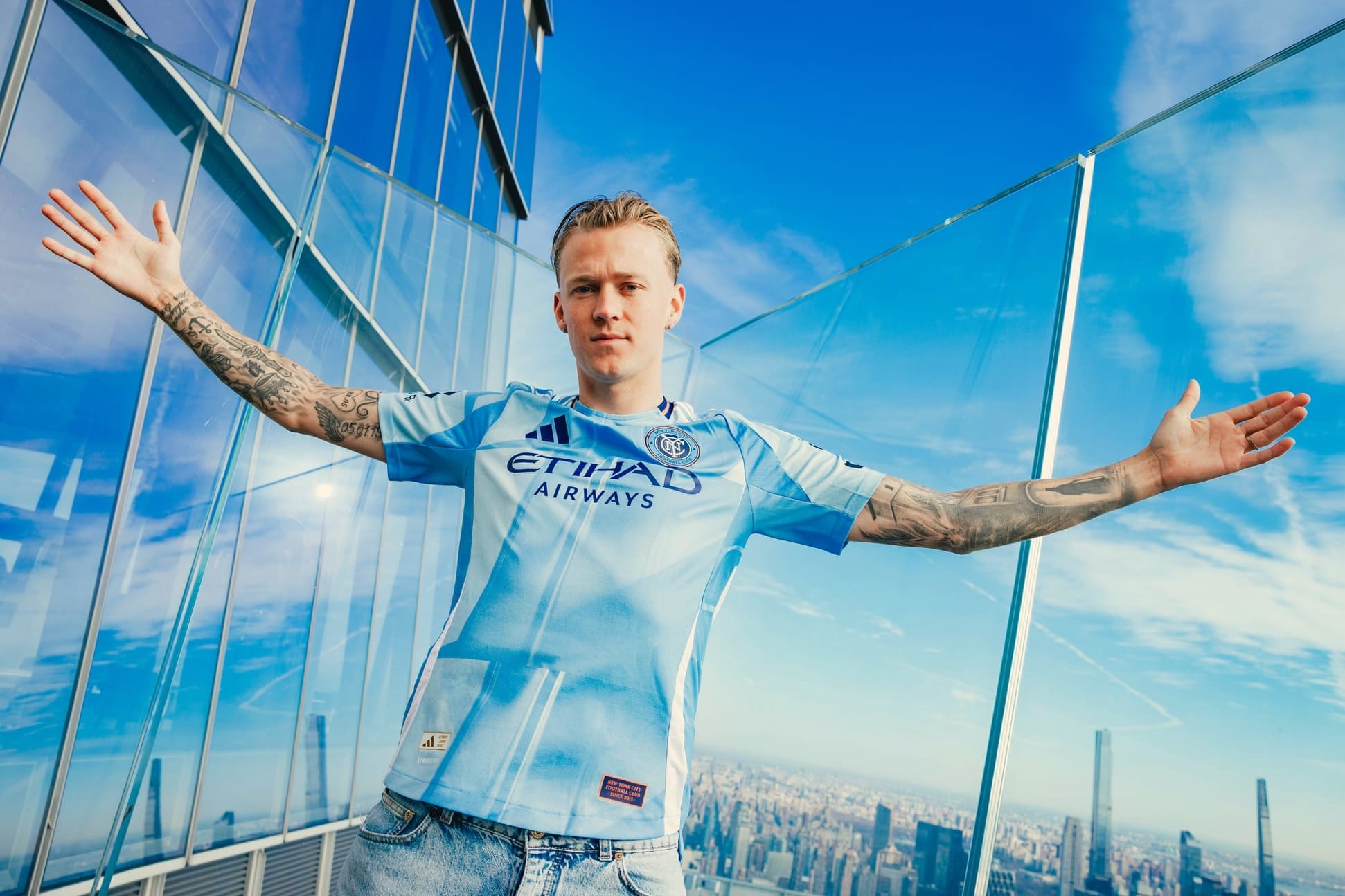 New York City FC introduce the Excelsior Kit - Hudson River Blue