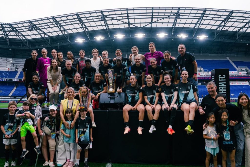 How Gotham FC celebrated their Concacaf W Champions Cup victory