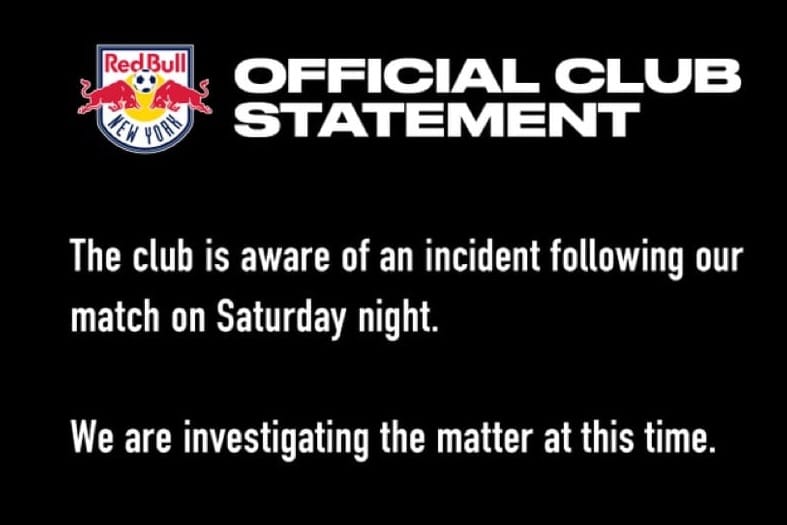 Red Bulls fans verbally abuse player following Hudson River Derby loss