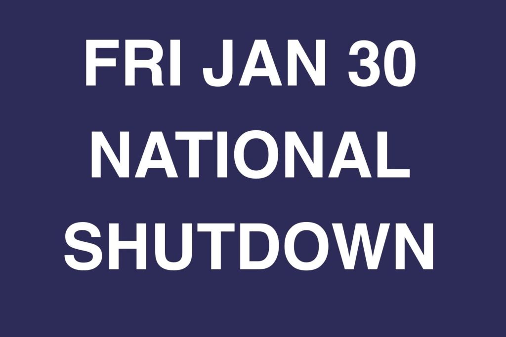 Hudson River Blue will join nationwide general strike