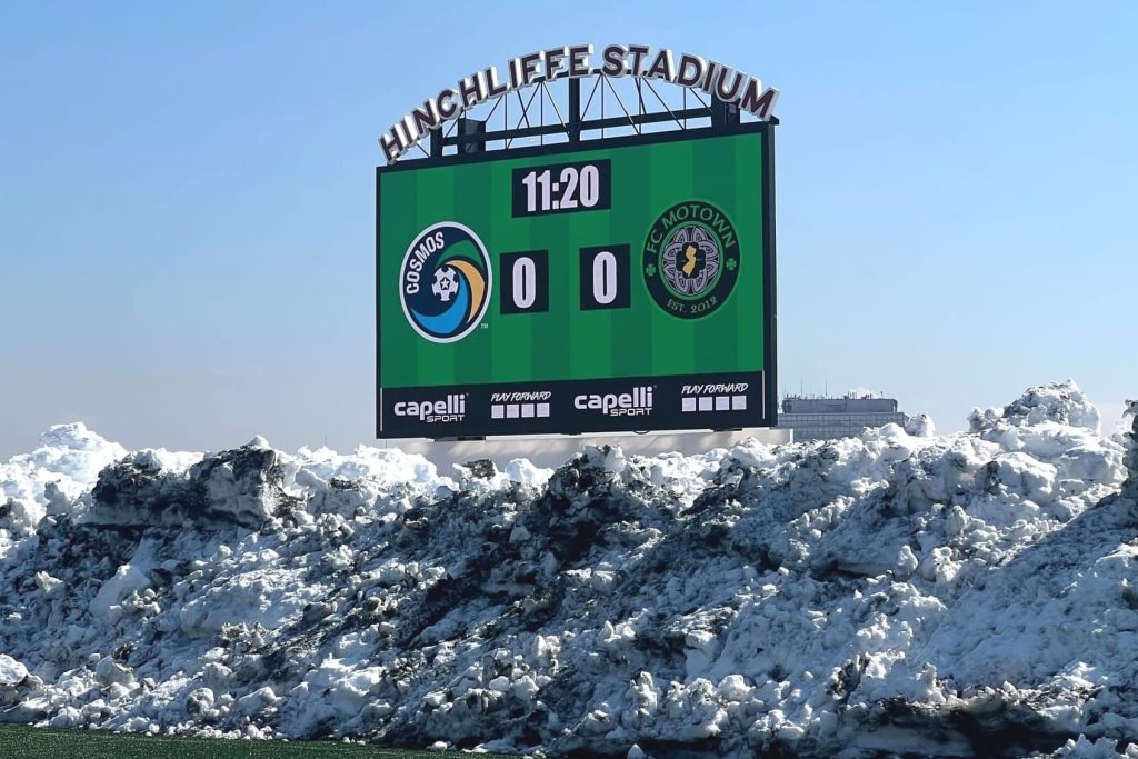 Cosmos beat FC Motown in friendly, first game in front of fans